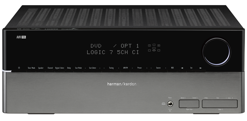 AVR 155 - Black - 5 x 40W 5.1-Channel A/V Receiver With HDMI; Switching - Hero